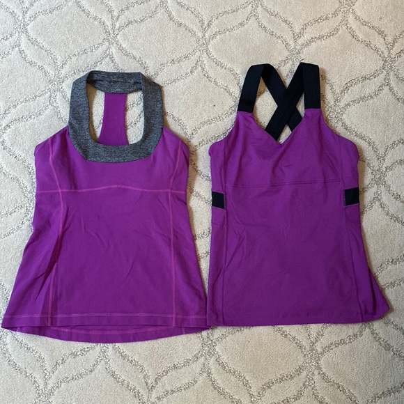 2 Lululemon tanks (unsure of the name) super flattering - Picture 1 of 3